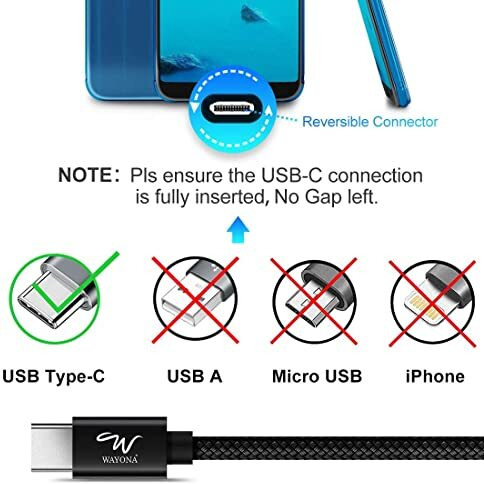 Wayona Usb C To Usb C 65W 6Ft/2M Long Fast Charging Cable Compatible With Iphone 16,Iphone 15 Series,Samsung S25 Ultra, S24,Fold,Flip,Oneplus,Nothing Phone 2,Laptops & Macbook (2M, Black)