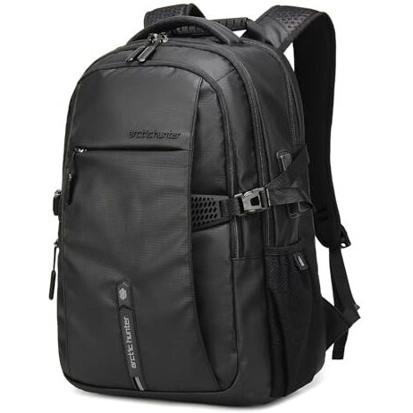 Arctic Hunter Backpack For Men Women 30L Office Travel Laptop Backpack Versatile 15.6-Inch Laptop Pocket Water-Resistant Multi-Pockets Sleek Smart Casual College Bagpack With Usb Port Ykk Zipper