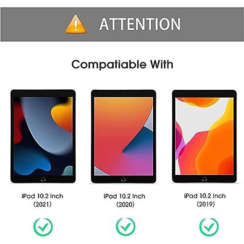 Spcore Tempered Glass Screen Protector For Ipad 10.2 Inch 9Th Gen Generation 2021 8Th Gen 2020 7Th Gen 2019