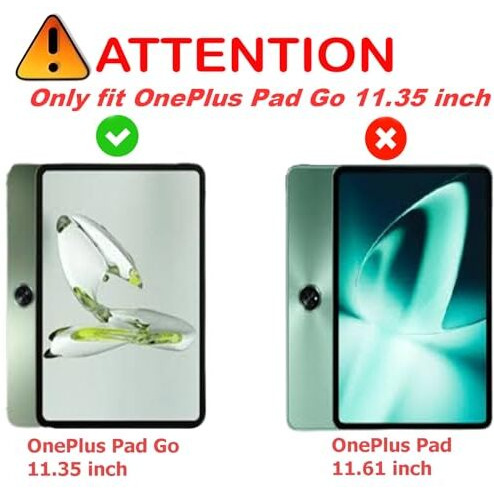 Proelite Cover For Oneplus Pad Go 11.35 Inch Cover, Deer Multi Angle Flip Case Cover For Oneplus Pad Go 11.35 Inch 2023, Support Auto Sleep Wake, Dark Green