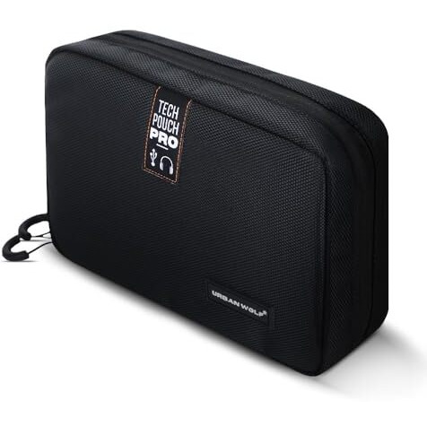 Urban Wolf Tech Pouch Pro Waterproof Organizer For Electronics, Gadgets, Cables, Hard Disks And Accessories - Travel Kit