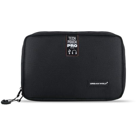 Urban Wolf Tech Pouch Pro Waterproof Organizer For Electronics, Gadgets, Cables, Hard Disks And Accessories - Travel Kit