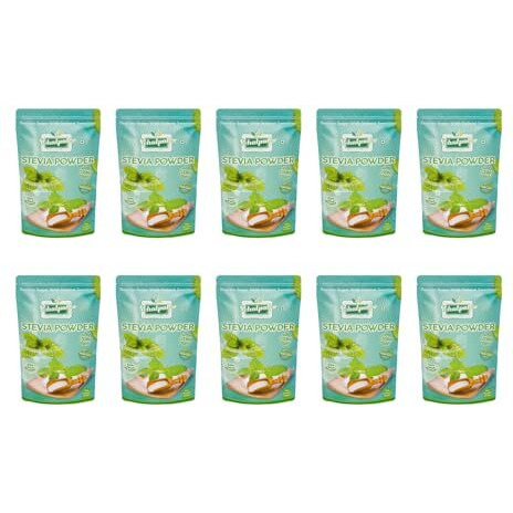 Sehatpal 100% Natural Stevia Powder | Natural Sweetner | Zero Calories | Diabetic Friendly | Pure Stevia Extract (Pack Of 10 (1Kg))
