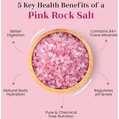 Rasika Organic Pink Rock Salt  900G Jar | 100% Natural, Unrefined & Mineral-Rich Himalayan Pink Salt | Organic Sendha Namak For Cooking, Seasoning & Detox | Keto & Vegan Friendly