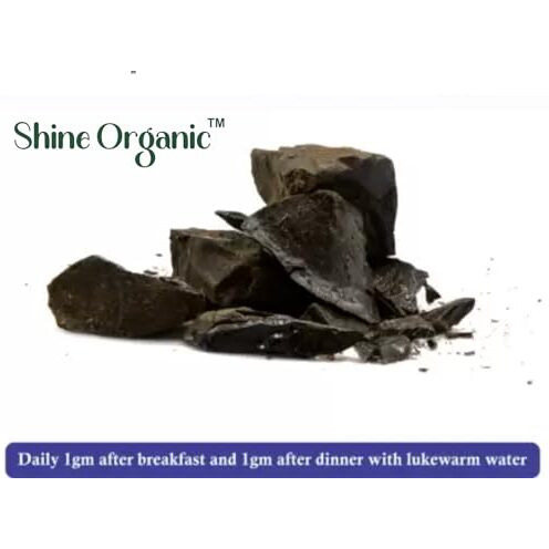 Shine Organic Gond Siyah | Kala Gond 100% Pure | Black Gum | - (200 Gm)