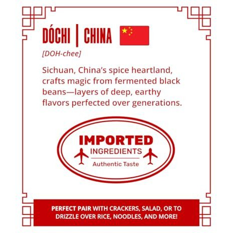 Eat Atlas Dochi | Black Bean Dipping Sauce | Dip Of Sichuan, China | Ready-To-Eat (200 Gm)