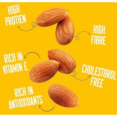 Yogabar Dry Fruits Combo 400G - Whole Cashew 200G & Californian Almonds 200G - Ideal For Gift Boxes - Consistent Quality Throughout The Year - 400G (200G X 2)
