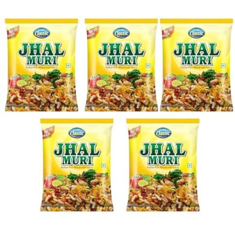 Anshul Classic Jhalmuri Pack Of 5 Each Pack 200 Gm