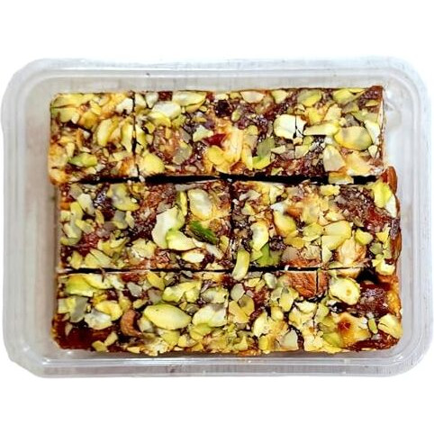 Dry Fruit Hub Energy Bites Sugar Free 250Gm | With Sweetness Of Dates | Dry Fruit Chikki | Healthy Snacks With Goodness Of Kaju Badam Pista Dates And Pure Ghee | Dates Barfi