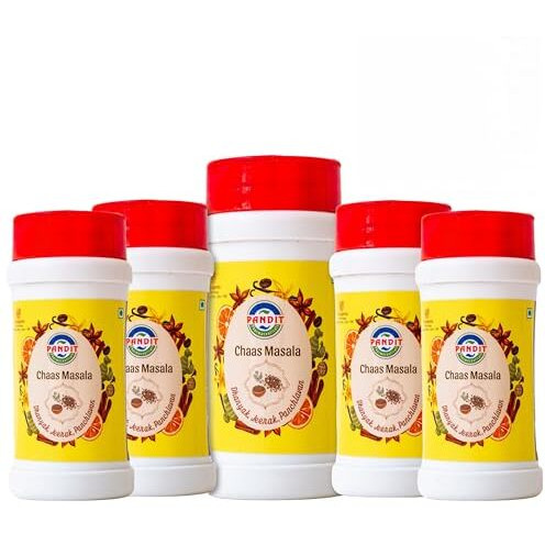 Chaas Masala 100G | Cryogenic Grinding | Made Using Coriander, Cumin, Black Salt & Rock Salt | Pack Of 5