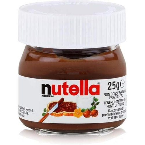 Decadent Foods Nutellas Hazelnut Chocolate Spread, Mini Pack Each 25 Gram Set Of 3 (Imported)