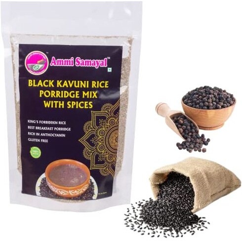 Black Kavuni Rice Porridge Mix 100G - (Spice Version) - Best Breakfast