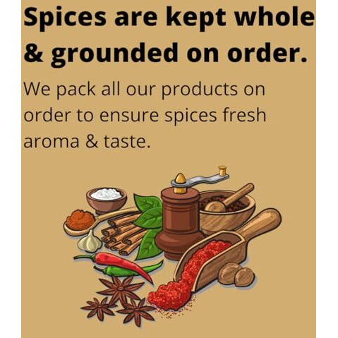 Indiana Organic - Roasted Cumin Powder | Bhuna Jeera Powder | Packed On Order From Fresh Batch | Zero Added Colours, Fillers, Additives & Preservatives - 150 Gram (Roasted Cumin Powder)
