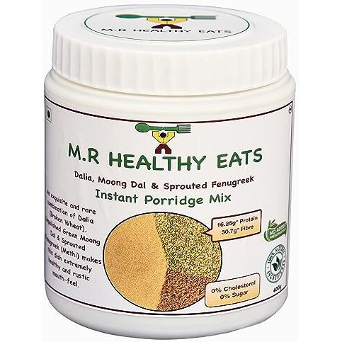 M.R Healthy Eats- Organic Dalia, Moong & Sprouted Fenugreek Mix In Food-Grade Container 400G