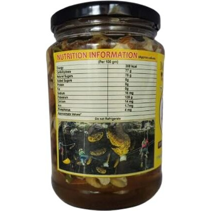 Ms Beekeeping 100% Pure & Natural Organic Raw Honey  Fresh, No Sugar Adulteration, Medium Sweetness With A Hint Of Citrus, Nutrient-Rich & Unprocessed, Perfect For Daily Use (500G, Dry Fruit Infused Honey)
