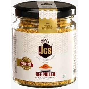 Jgs Tasty Healthy Bee Pollen Raw 125 Gr | 100% Natural Taste Healthy Supplement Super Food Raw And Unprocessed
