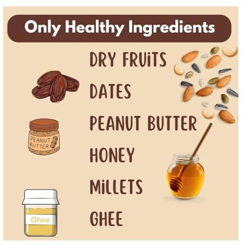 Tummyfriendly Dry Fruit Laddus. Healthy Dry Fruit Laddoos With Dates. Sugar Free Snacks For Kids, Adults & Pregnant Women. Healthy Snacks For Kids. Homemade Dry Fruit Laddus. No Sugar. Flax Seeds Ladoo - 100G (100G)