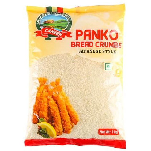 Caneen Panko Japanese Style Bread Crumbs, For Cutlets, Fried Chicken, Snacks,Suitable For Casseroles,Meatloaf And Meatballs,Savory Bakes,Appetizer Bites,Panko Toppings,Freezing_ 1Kg_Pack Of 1