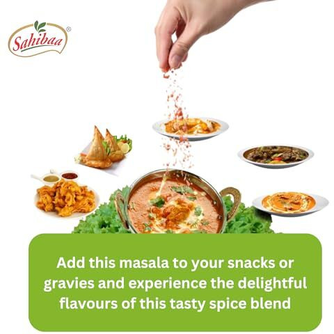 Sahibaa Garam Masala Powder Masala & Spices|No Preservatives & No Artificial Color-For Delicious & Flavourful Cooking,100 Gram