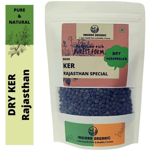 Indiana Organic - Barik Ker 200 G | Small Size Ker For Ker Sangri Panchkutta.