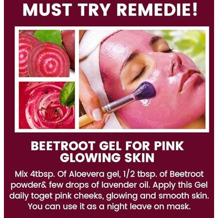 Hygeia Beetroot Powder (200G) Our Herb Pure & Natural Beetroot Powder For Health, Skin & Hair