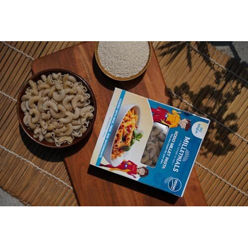 Shreejayy Kodo Millet Pasta And Multi Millet Hakka Noodles Ready To Cook, Zero Maida, 100% Vegan, No Atta, No Preservatives, Healthy Millet-Based Noodles (Kodo Millet Pasta And Multi Millet Hakka Noodles)