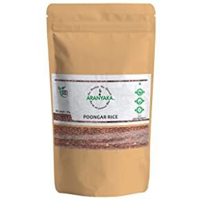 Aranyaka Traditional Kaikuthal(Hand-Pounded) Red Rice | Poongar Rice (2 Kg) | Diabetic Friendly, Gluten Free | (Medium Grain, Unpolished, Boiled) (2 Kg)