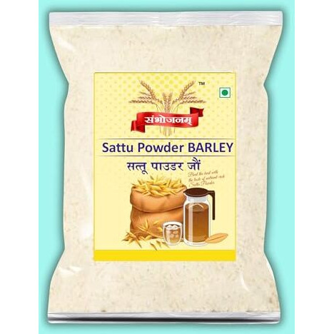 Sambhojanam Barley/Jau Sattu Atta-2 Kg| Cold Press Jau Ka Sattu Powder Refreshing Health Drink| Sattoo Roasted Barley Flour Stone Grounded For Ultimate Nutrition| Bhuna Jau Sattoo Gluten Free Power Premix With Its Cooling Properties (2 Kg, 1)