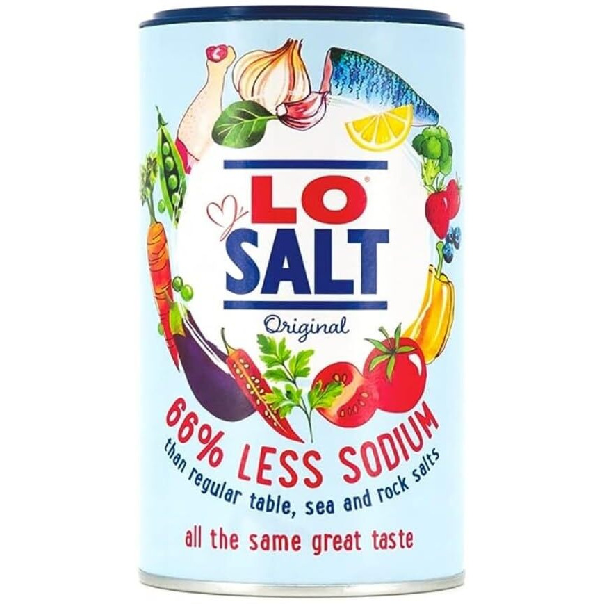 Lo Salt Original 66% Less Sodium Taste And Texture Of Regular Everyday Cooking, Baking, Salt 350Gm
