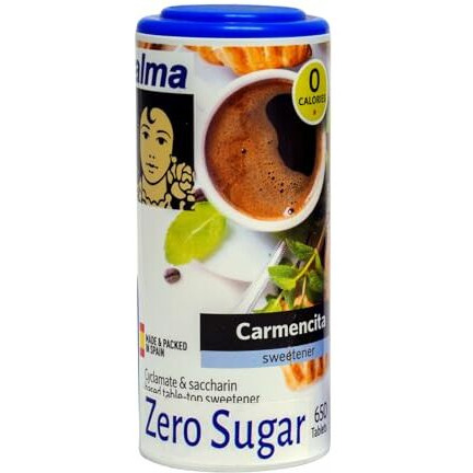 Alma Zero Sugar Tablets 650 Natural Sweetener Without Sugar, Zero Sugar