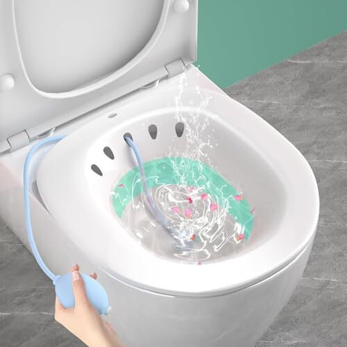 Ayidarom Sitz Bath Tub For Adult, Sitz Bath Tub, Portable Bath Tub For Adults, Piles, Postpartum Essentials (Green)