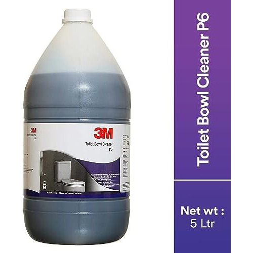 3M Professional P6 Toilet Bowl Cleaner, Cleaning High Viscosity For Toilet Bowl, All Ceramic Surface, Clean & Sanitize With Refreshing Fragrance (5L, Pack Of 2)