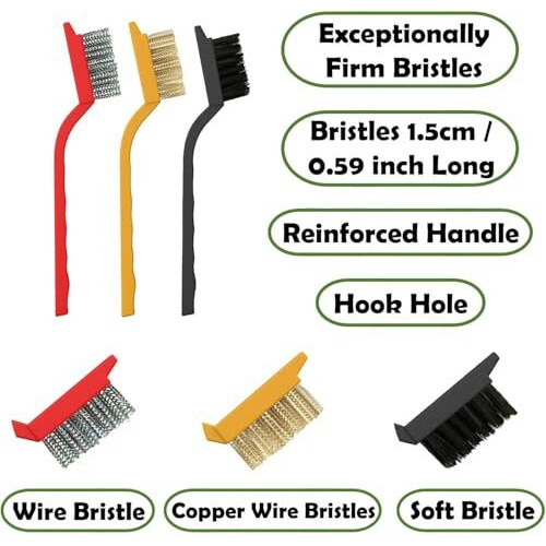 10Pcs Cleaning Brush Set, Multipurpose Gap Brush For Kitchen, Bathroom, Car, Grout, Window Tracks, Vehicle, Faucets, Bowl, Cup, Home Essentials Scrub Cleaning Tools,Hard Crevice Cleaning
