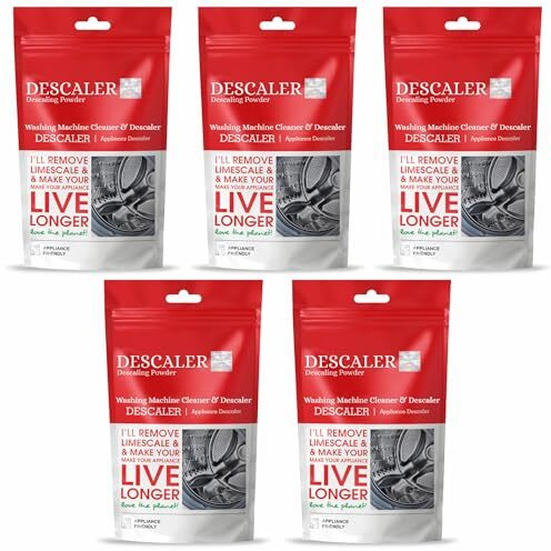Washing Machine Cleaner Descaling Powder For Front Load And Top Load Washing Machines, Descaling Powder For Washing Machine Drum Cleaner Pack Of 5 (100 Gm/Pack)