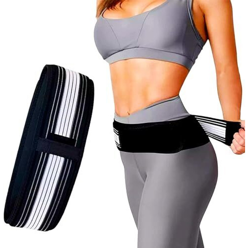 Diymag Sciatica Pain Relief Belt For Men Women, Sacroiliac Si Joint Hip Belt For Back Pain, Sciatica Belt, Pelvic Support Belt, Si Joint Hip Belt For Sciatica, Hip Support Belt Cotton Umbilical Hernia Belt Hernia Support Brace