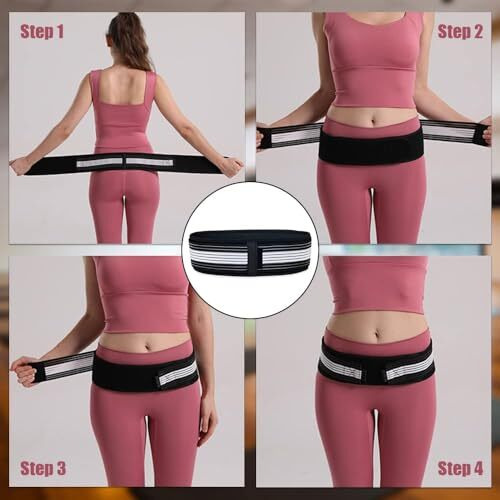 Diymag Sciatica Pain Relief Belt For Men Women, Sacroiliac Si Joint Hip Belt For Back Pain, Sciatica Belt, Pelvic Support Belt, Si Joint Hip Belt For Sciatica, Hip Support Belt Cotton Umbilical Hernia Belt Hernia Support Brace