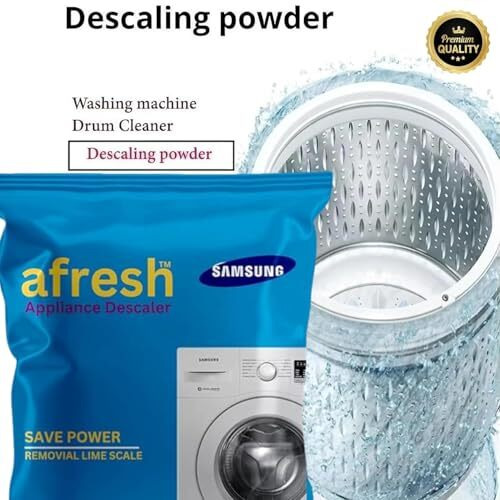 Samsung Washing Machine Drum Cleaning Powder Compatible For Samsung Washing Machine Front Load And Top Load, Washing Machine Cleaning Powder, Drum Cleaner Descaling Powder -100 Gm (Packet Of 2)