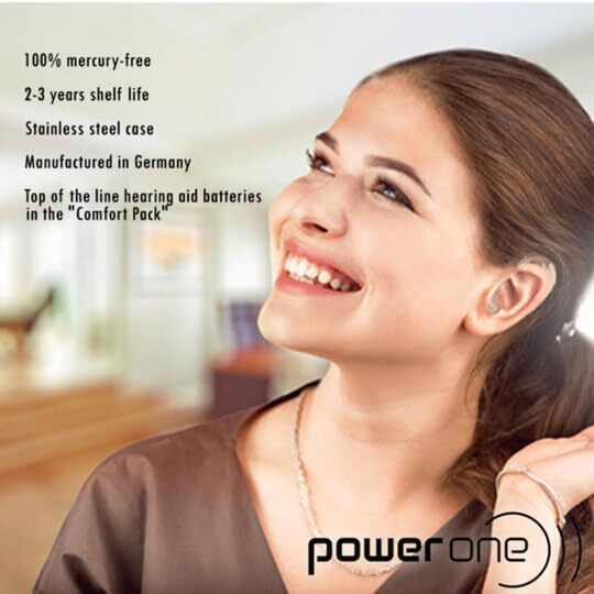 Fcs Mercury-Free Zinc Air Power One Size 675 Hearing Aid Battery (P675, 5 Strip 30 Pc Batteries)