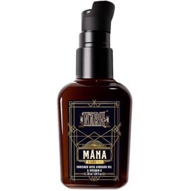 Narh Mana | Premium Beard Oil | All-Natural Grooming Oil With Oud Fragrance | Non-Sticky, Hydrating, Beard Nourishing Formula | Enriched With Jojoba, Avocado Oil & Vitamin E, 30Ml