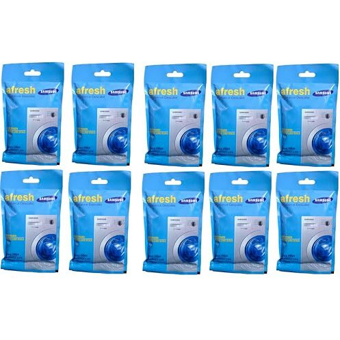 Samsung Washing Machine Drum Cleaning Powder Compatible For Samsung Washing Machine Front Load And Top Load, Washing Machine Cleaning Powder, Drum Cleaner Descaling Powder -100 Gm (Pack Of 10)