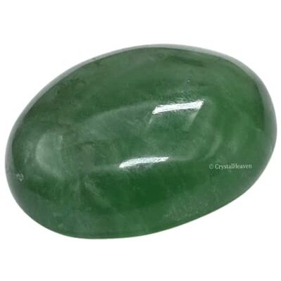Crystal Heaven Certified Green Fluorite Crystal Palm Pebbles Stones For Anxiety Stress Relief Massage Aaa Grade Original Healing Gemstone Agate Palm Stone For Yoga Meditation Spiritual Reiki Feng Shui