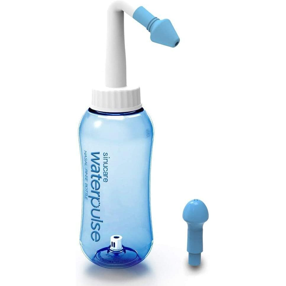 Gkn Waterpulse Nasal Wash Bottle Nasal Yoga Nasal Wash Bottle Nose Cleaner Bottle Nose Allergy Cleaner Nose Wash Cleaner Pressure Rinse Nasal Spray Irrigation For Adult, Kid