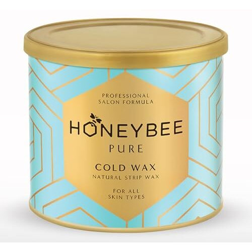 Honeybee Pure Cold Sugar Wax For Women Hair Removal | Painless Wax For All Skin Types | Includes Wax Strips & 3 Spatula | Body Wax Removes Tan From Arms, Legs, Back & Full Body - (Pack Of 1) 600G