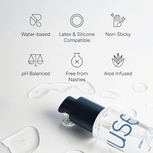 Mymuse Pop Wand Massager With Glide Aloe Water Based Lube (50 Ml)- Combo, Cordless Electric Machine, 10 Modes, Full Body Personal Mini Massage, Usb Rechargeable, Waterproof, Perfect For Gifting, 150 Day's Warranty - Lemon Tart