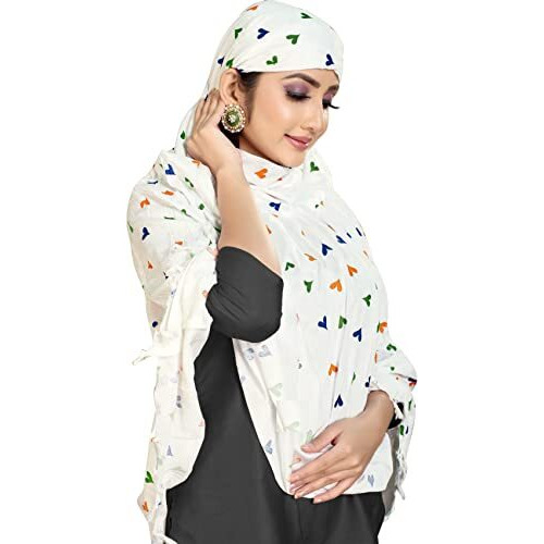 Vasttram Women's Soft Stylish Reyon Cotton Scarf Cum Mask Usable For Head Cover For Girls Driver Anti Pollution Full Face Cover With Uv Sun Rays Protection
