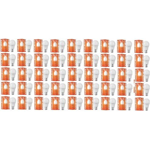 Halonix 10W B22 Led Cool White Bulb, Pack Of 50