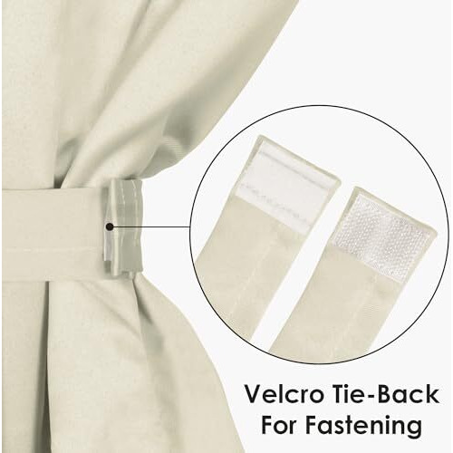 Story@Home Blackout Curtains Semi Long Door 8 Feet Set Of 1 | Solid Print | 70% Room Darkening | Thermal Insulated Curtains | Curtain For Living Room | (116 X 242 Cm, Beige) | Perfect For Home Decor