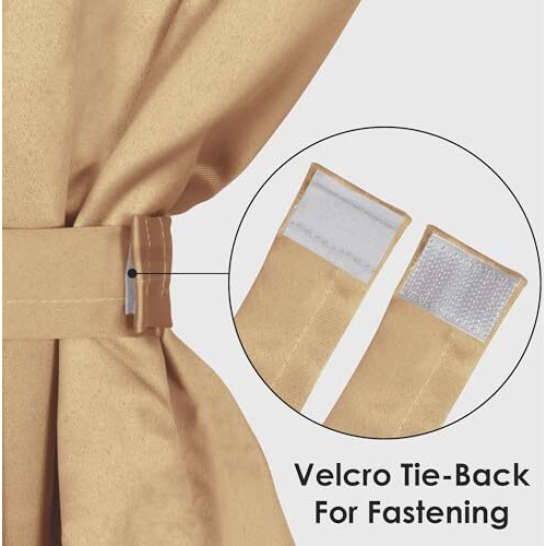 Story@Home Blackout Semi Long Door Curtains 8 Feet Set Of 2 | Solid Print | 70% Room Darkening | Thermal Insulated Curtains | Curtain For Living Room | (116 X 242 Cm, Cream) | Perfect For Home Decor