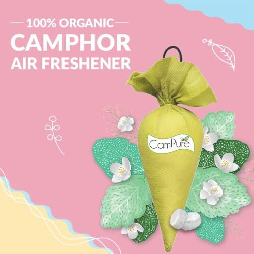 Mangalam Campure Camphor Cone (Mogra) Pack Of 2 - Room, Car And Air Freshener & Mosquito Repellent