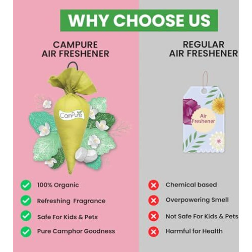 Mangalam Campure Camphor Cone (Mogra) Pack Of 2 - Room, Car And Air Freshener & Mosquito Repellent